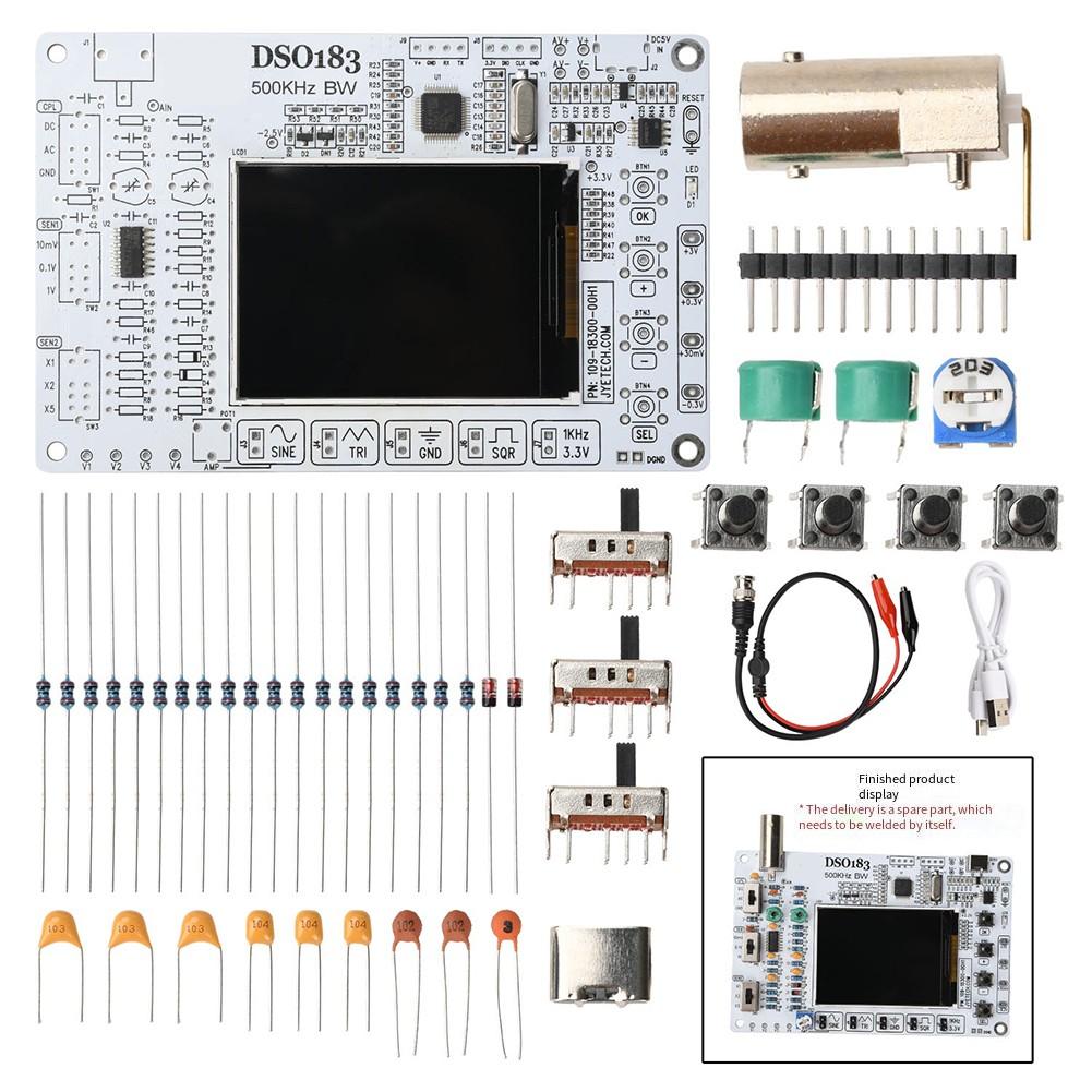 1.5Msps Sampling Rate DC 5V Oscilloscope Digital Oscilloscope 500kHz Bandwidth
