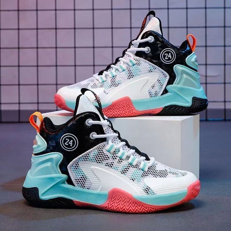 Kobe tatsächliche Basketballschuhe Herren Herbst Mesh atmungsaktiv Sportliche trendige Schuhe verschleißfest und rutschfest Grund- und Sekundarschulkinder Snea