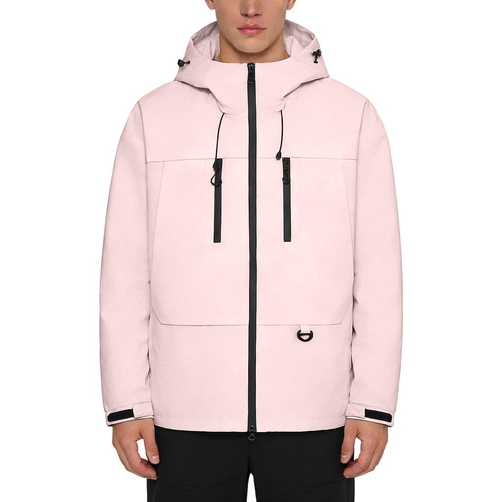 Unisex Loose-fitting Hooded Windbreaker