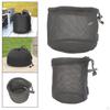 Camping Net Bag Cookware Storage Visibility Mesh Drawstring