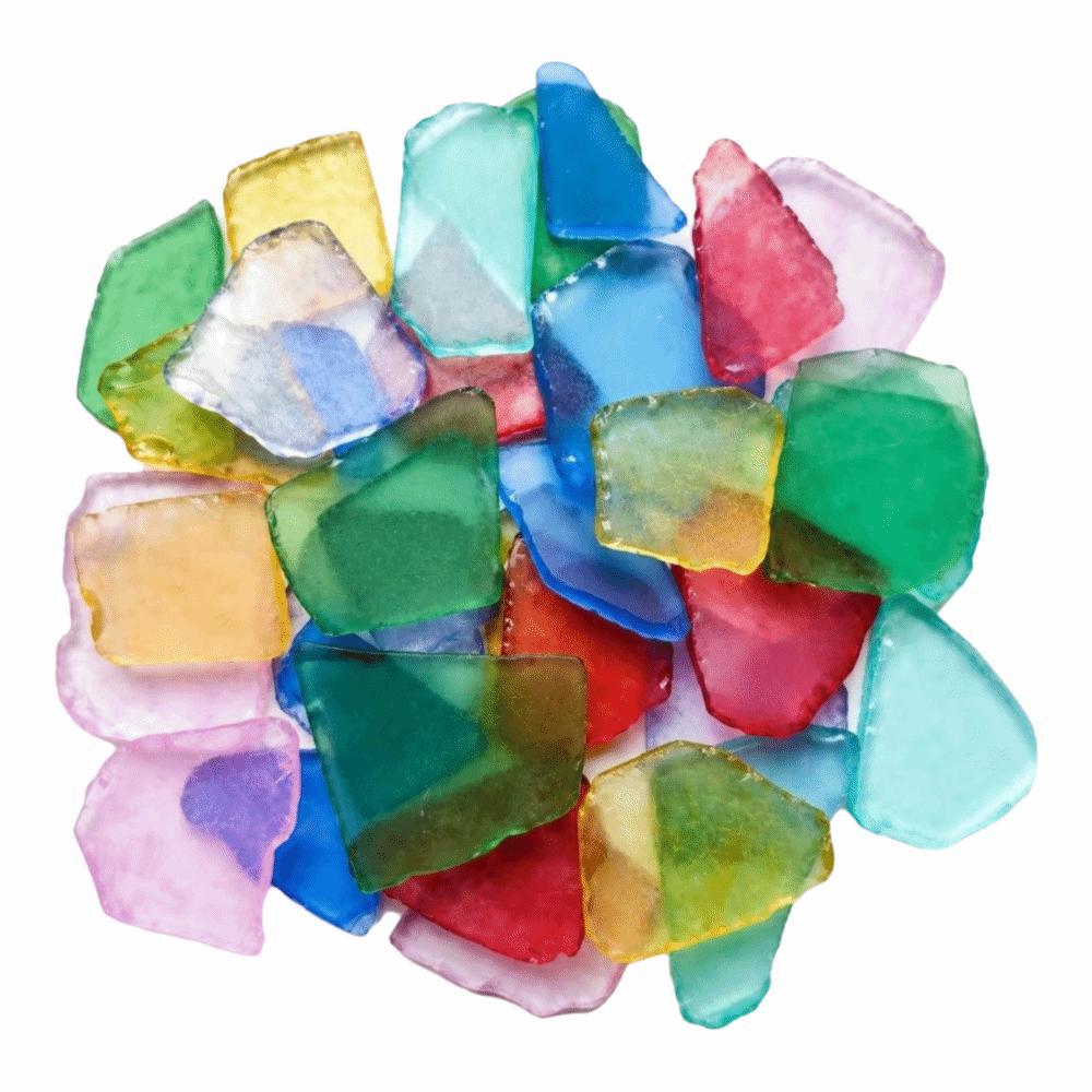 500g Drcené mořské sklo DIY Umělecké řemesla Mořské sklo Dekorace Kousky mořského skla Domácí dekorace