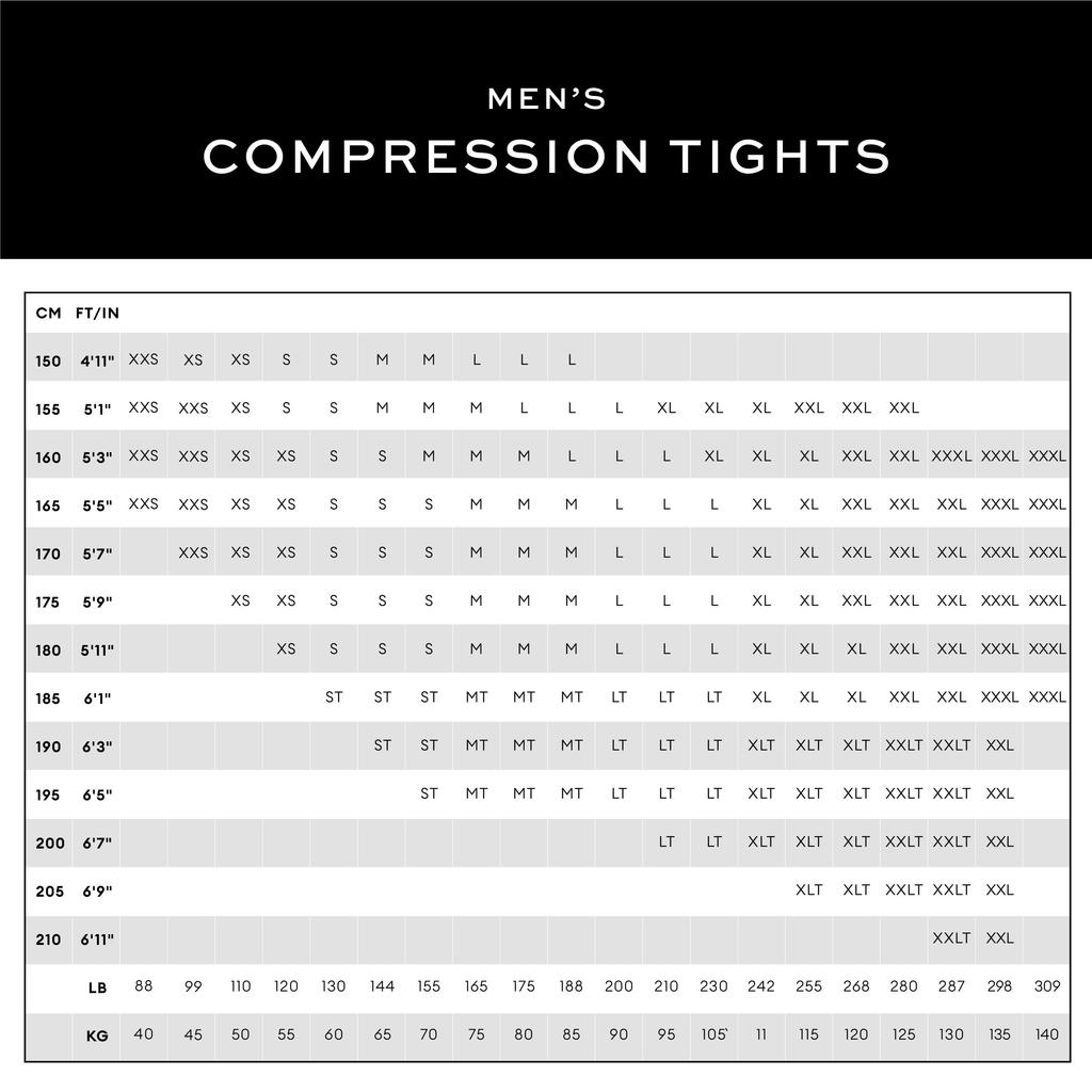 2XU Two Times You MCS Run Compression Tights All Season Tights Black Sports Inner Long Tights Running Jogging Gym Fitness Compression Support MA5305B