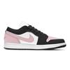 Jordan Air Jordan 1 Black Pink, Couple, Lover Cushioning, Wear Resistant Low Top Vintage Basketball Shoes Unisex Pink 553558-165(Team1036-1)