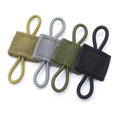 10 Pezzi Clip Porta Attrezzatura Tattica Passante Molle Fermo Elastico Fibbia per Gilet Tattici Zaini