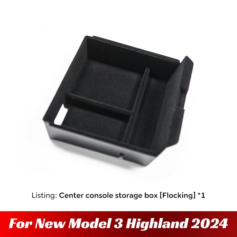 

for Tesla Model 3 Highland 2024 Console Armrest Storage Organizer Interior Storage Box Organizer Interior Replacement Accessorie