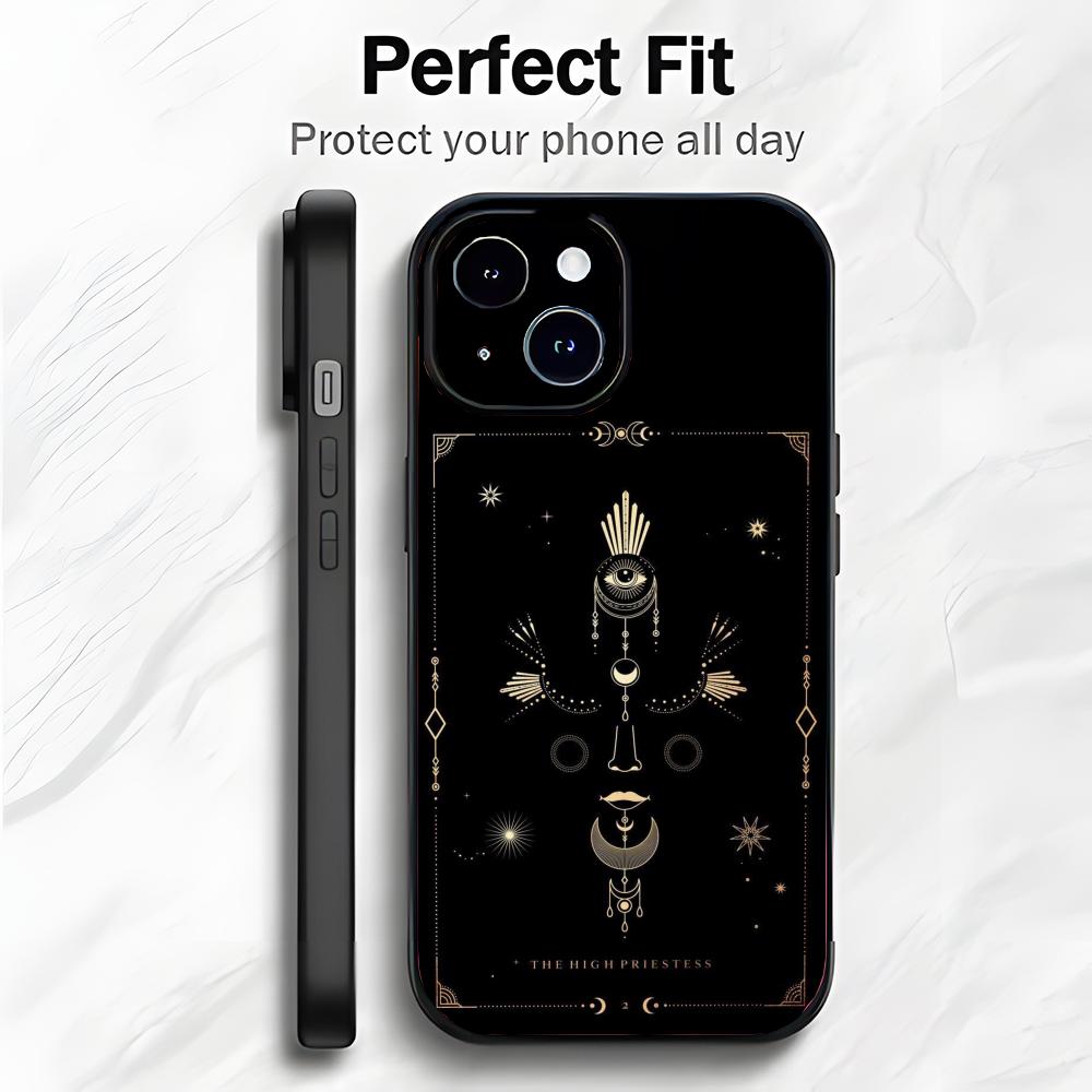 W-Witches Moon Tarot Mystery Totem Phone Case Phone Case Soft Packaging Lightweight For iPhone17 16 15 14 13ProMax