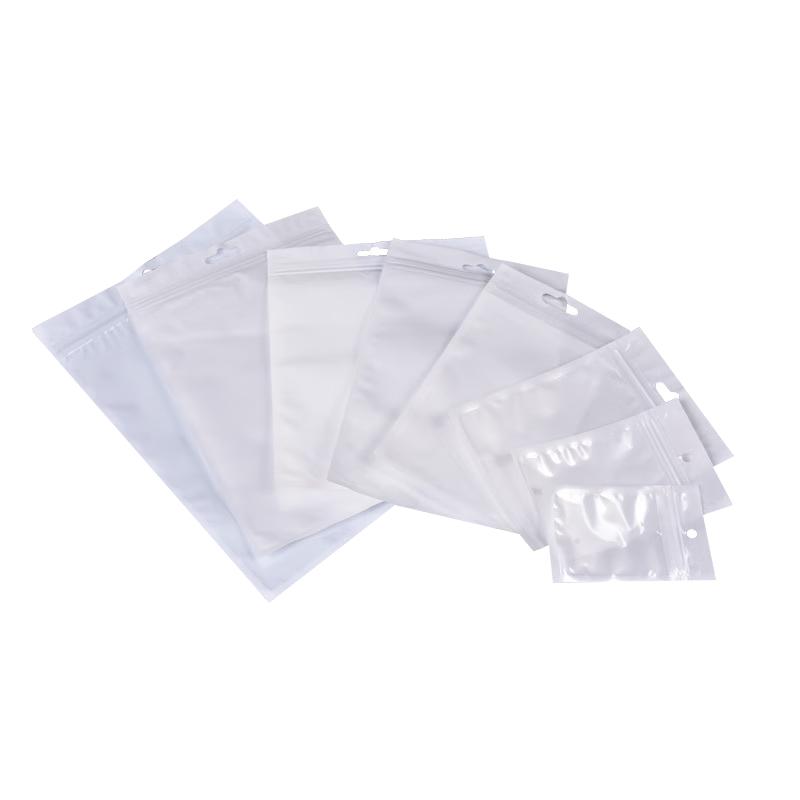 Self-Sealing Pearlescent Plastic Packaging Bags