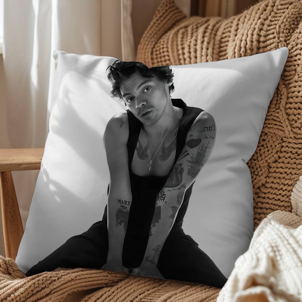 Federa Cuscino Harry Styles American Girls Federa Cuscino Copricuscino per Divano Soggiorno Adatto per Decorazione Casa Camera da Letto