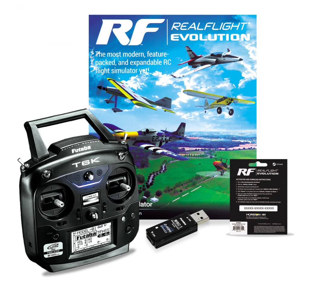 Futaba Real Flight EVOLUTION 6K-V3S with WSC-1 Set (Product Code: 036811)