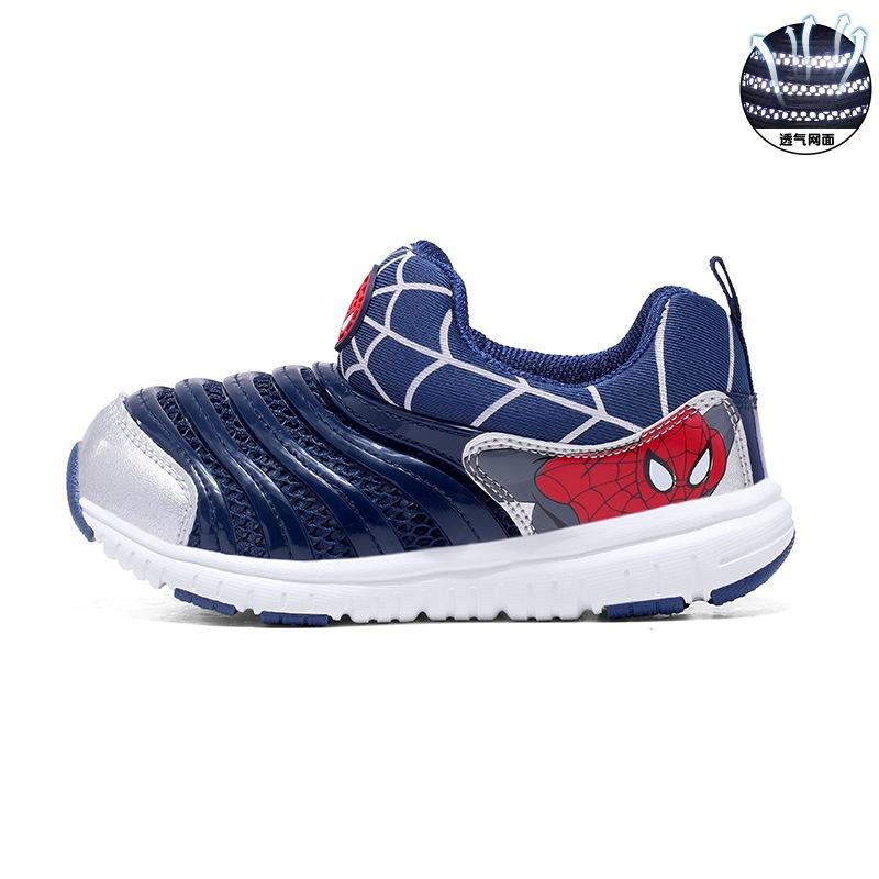 Boys shoes 2025 summer hollow single net classmates boys sports shoes middle older children caterpillar children's sports shoes