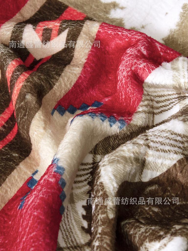 3D Digital Printing Flannel Blanket Sofa Blanket Blanket Single Layer Thickening