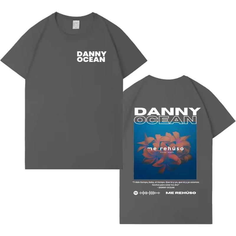 Rapper Danny Ocean Popluar 2026 Spring summer Print Tshirt Mens Fashion Casual T Shrits Aesthetic Crewneck Short Sleeve Tees