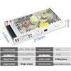 Zhewei LED Power Supply NES/LRS/S-200: 24V 8.5A, 12V 16.7A, 5V 40A, 48V Industrial Control Power Supply