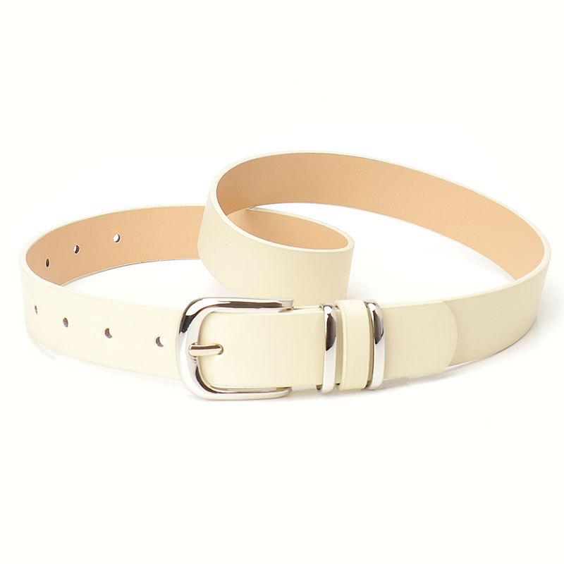 Leopard Print Double Circle Waist Belt - Women's PU Leather Versatile Accessory for Jeans and Dresses