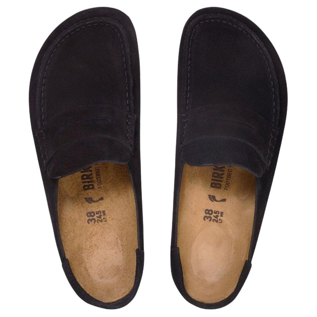 Birkenstock Naples Rubber Sole No Special Function Closed Toe Slippers Unisex Black Narrow 1030813