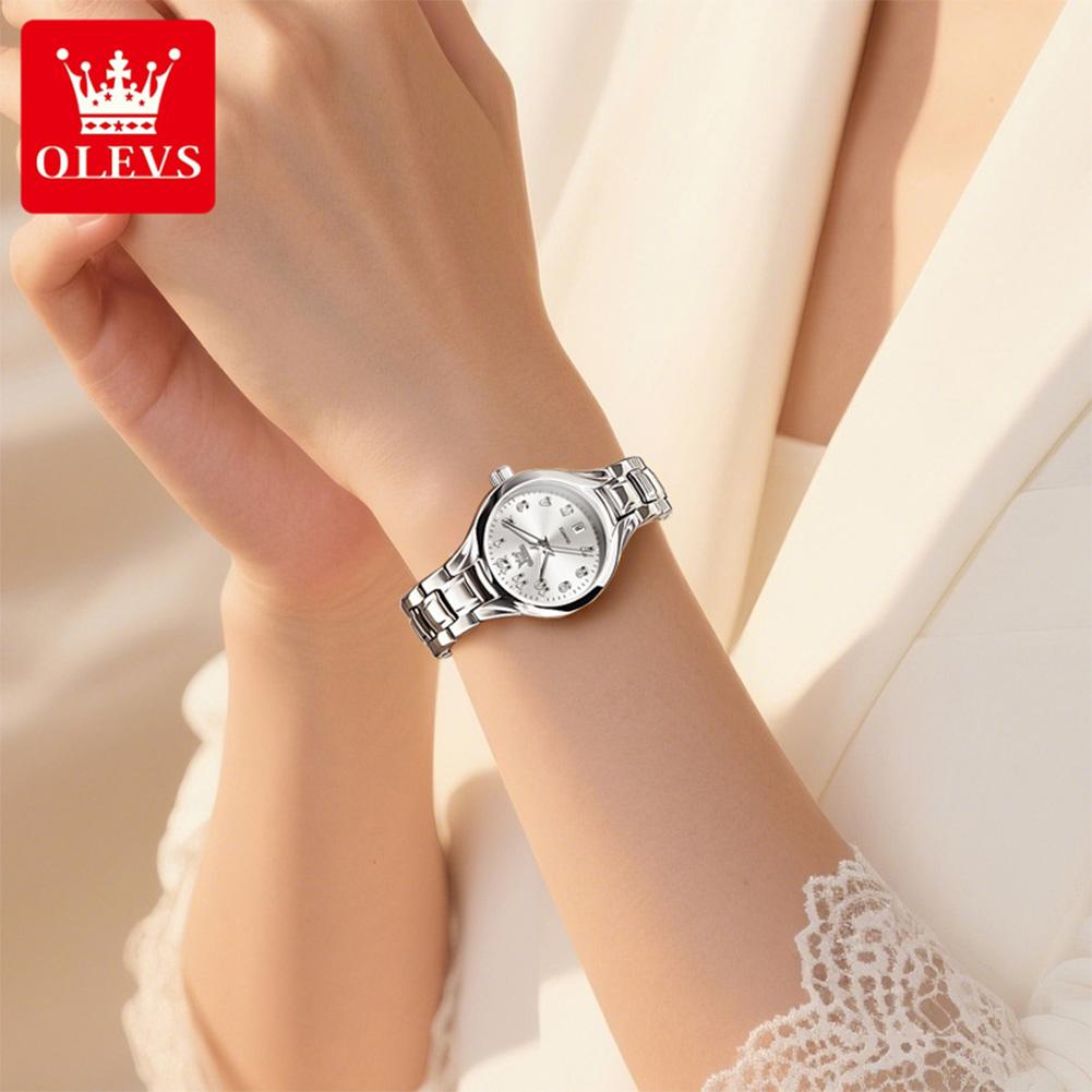 OLEVS Women Watch Luxury Original Brand Waterproof Luminous Quartz Watch Automatic Date Ladies Watches Wristwatch