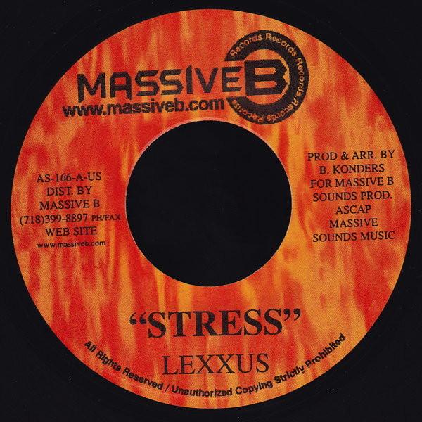 

7inch Record LEXXUS - Stress AS166 Massive B 1999 US Reggae, Ska & Dub Used
