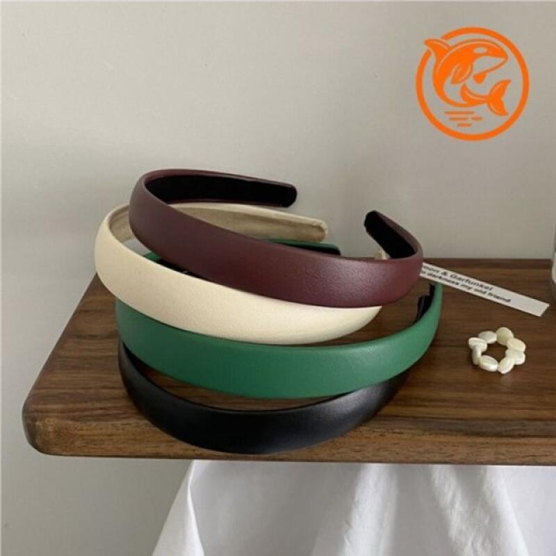 

Trendy leather colored headband