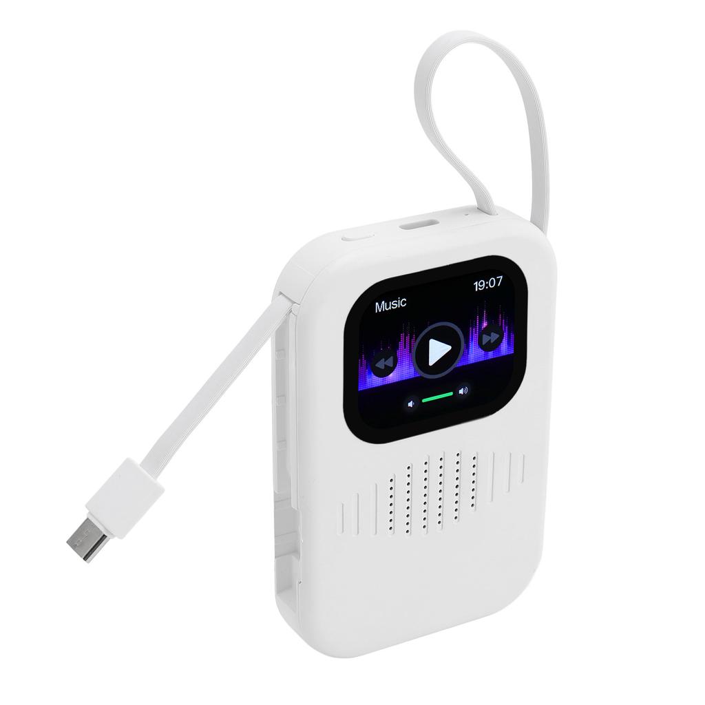 2 Inch Touch Screen Bluetooth Speaker 8000mAh Battery Fast Charging Support Music Playback Portable