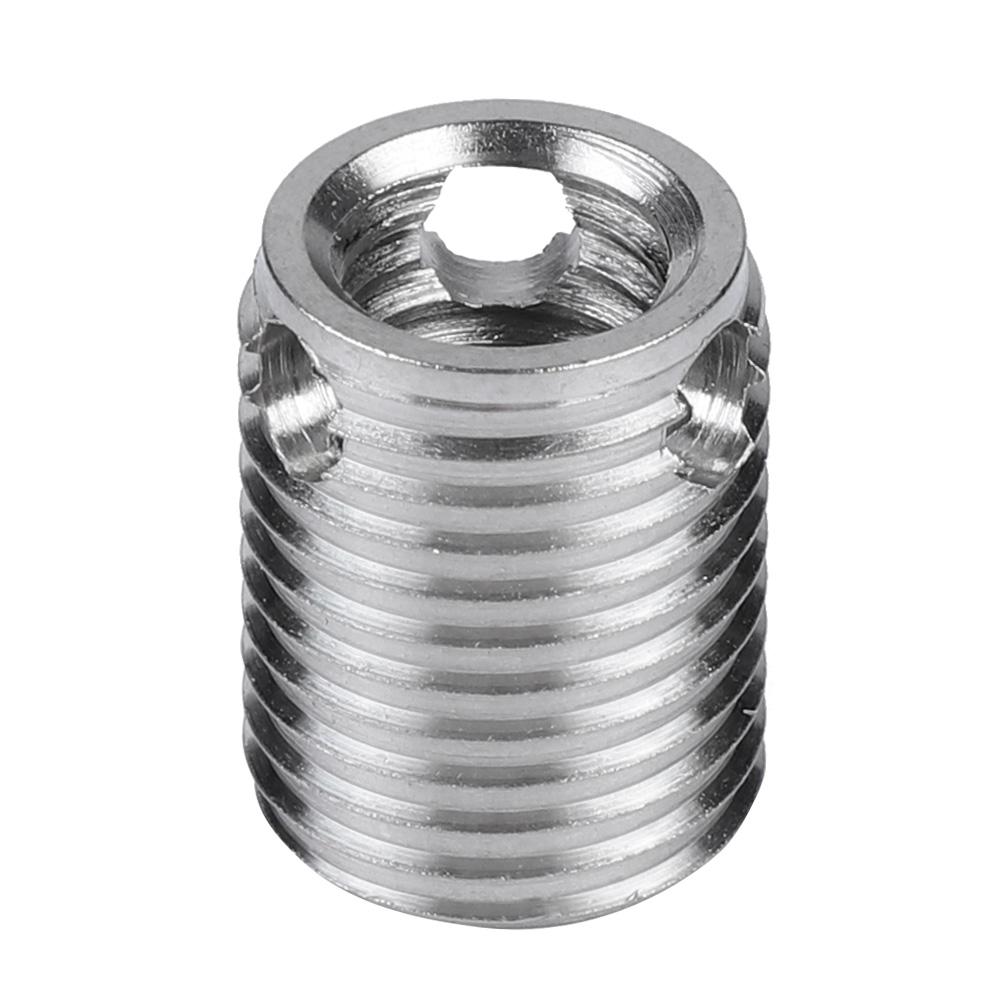 10pcs 308 Type 3 Hole SUS303 Stainless Steel Self Tapping Screw Thread Inserts (#4)