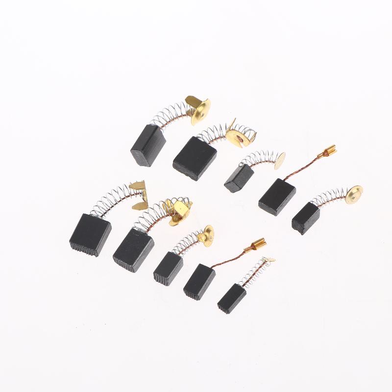 50Pcs Electric Hammer Power Tool Maintenance Kits Electric Motor Carbon Brushes Set 5 Models Carbons Brushes Replacement Parts