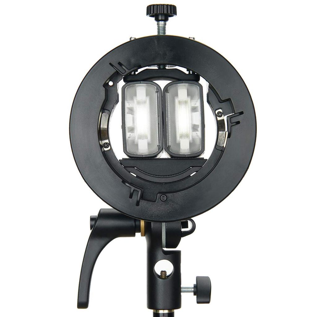 Godox S2 Upgrade Bowens Mount with Removable Gasket for Godox AD200 AD200pro AD300pro Round Head V1 Strobe and Compatible with Beauty S-Bracket