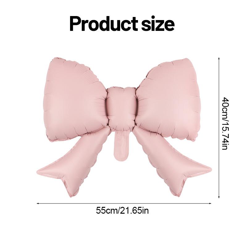 5/10Pcs Pink Bow Balloon 21inch Bow Tie Shaped Foil Balloon for Wedding Anniversary Kids Birthday Party Decoration Baby Shower