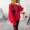 Hooded Jacket Autumn and Winter Cotton Sweater Ladies Sweatshirt Trend Wild Large Size Long Sleeve
