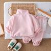 Kids Casual Long-Sleeve Set, Comfortable Daily Wear Outfits