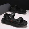 Summer Men Sandals Genuine Leather Mens Casual Shoes Outdoor Men Leather Sandals for Men Beach Shoes Roman Mens Shoes