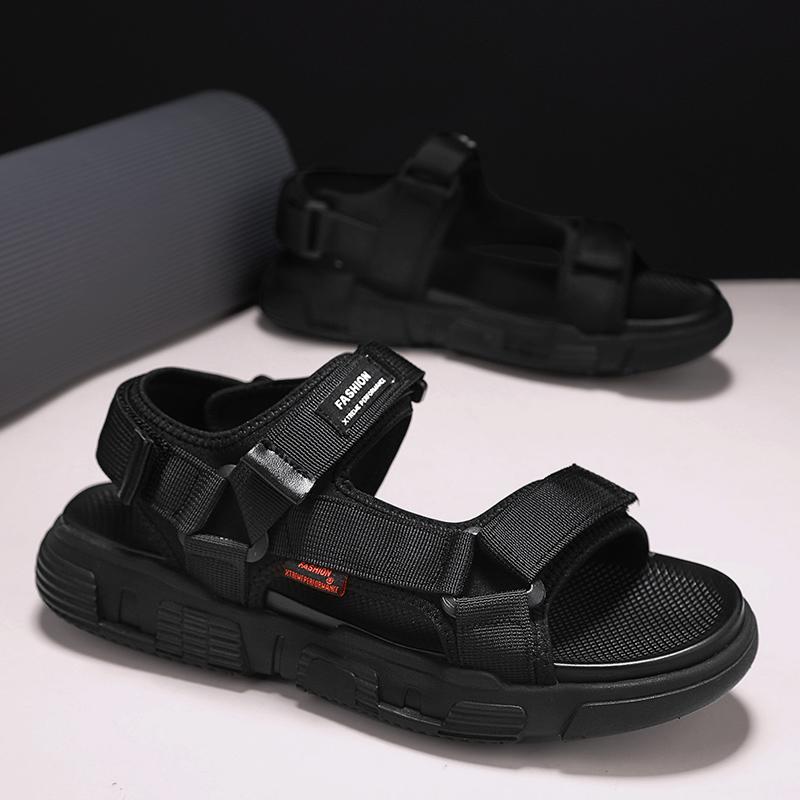 Summer Men Sandals Genuine Leather Mens Casual Shoes Outdoor Men Leather Sandals for Men Beach Shoes Roman Mens Shoes