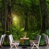 3d Green Forest Nature Wallpaper Forest Scenery Wall Murals Living Room Bedroom Removable Tree Wall Paper
