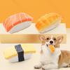 Salmon Sushi-Shaped Squeaky Latex Dog Chew Toy