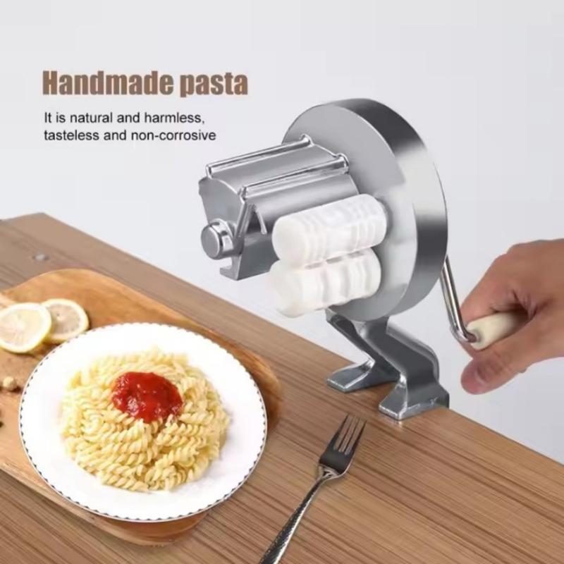 Manual Pastas Maker Hand Cranks Noodles Machine With Multiple Molds Pastas Press Tool For Homemade Healthy Pastas