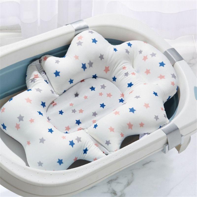 

Душ Детские Облака Подушка для Ванны Нескользящий Коврик для Ванны Поддержка Новорожденного Безопасность Blue Star