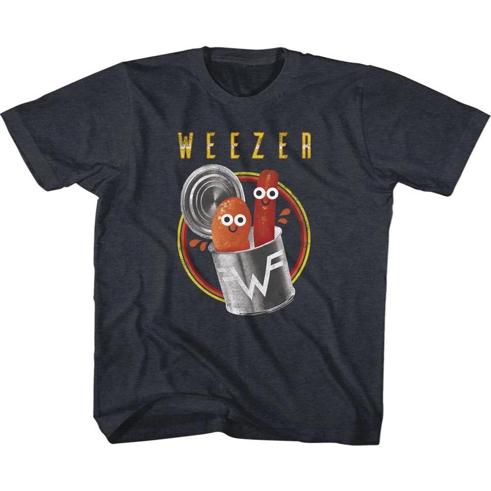 Kids Weezer Pork And Beans Vintage Navy Alternative Rock Music Band Shirt 100