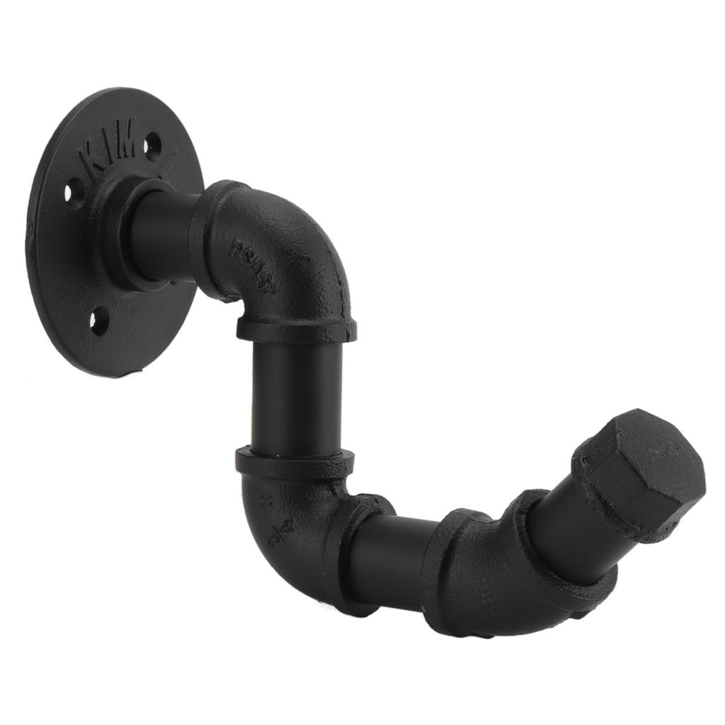 Hanging Clothes Hook Retro Water Pipe Designed Iron Wall Mounted Clothes Hanger for Home Display