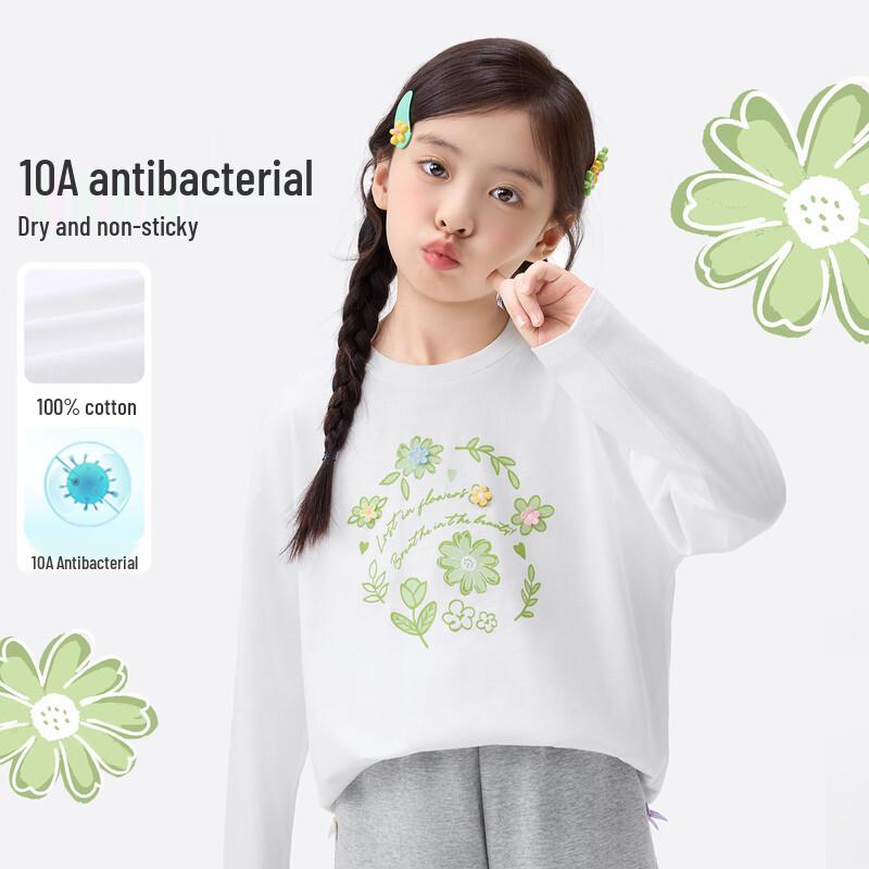 Girl s Pure Cotton Long Sleeve T-Shirt 130
