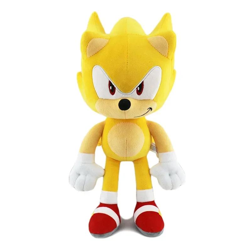 - New Machine Metal Sonic Plush Toy Doll children's toy doll 30cm soft plush toy high quality with knuckles and birthday Gift
