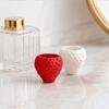 3D-gedruckter Blumentopf Realistischer Erdbeer-Mini-Pflanztopf in matter frischer Farbe Schreibtisch