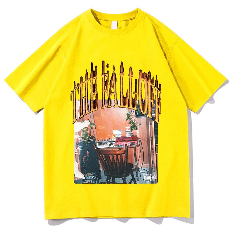 J Cole THE FALL OFF TShirt Graphic Clothing Hip Hop Rap Cotton ONeck Short Sleeve Music Merch Classic Tops Tees Streetwear