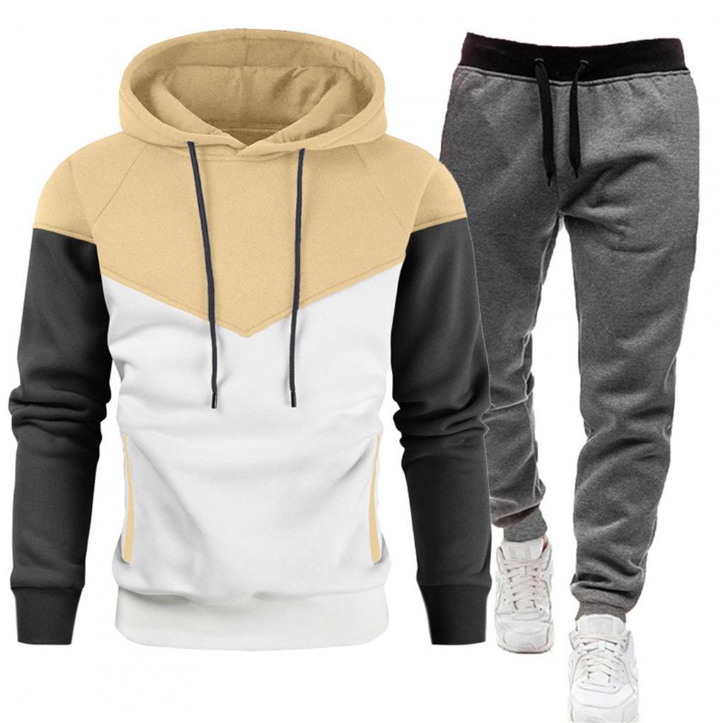 Men's Fall/Winter Hooded Sports Set