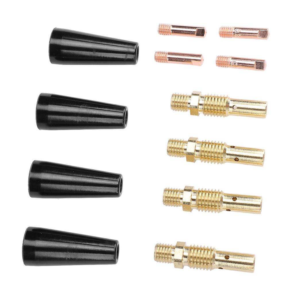48 Pcs Flux Core Gasless Nozzle Tips Kit 0.030 Inch MIG Welding Tips Gas Diffuser for Magnum 100L
