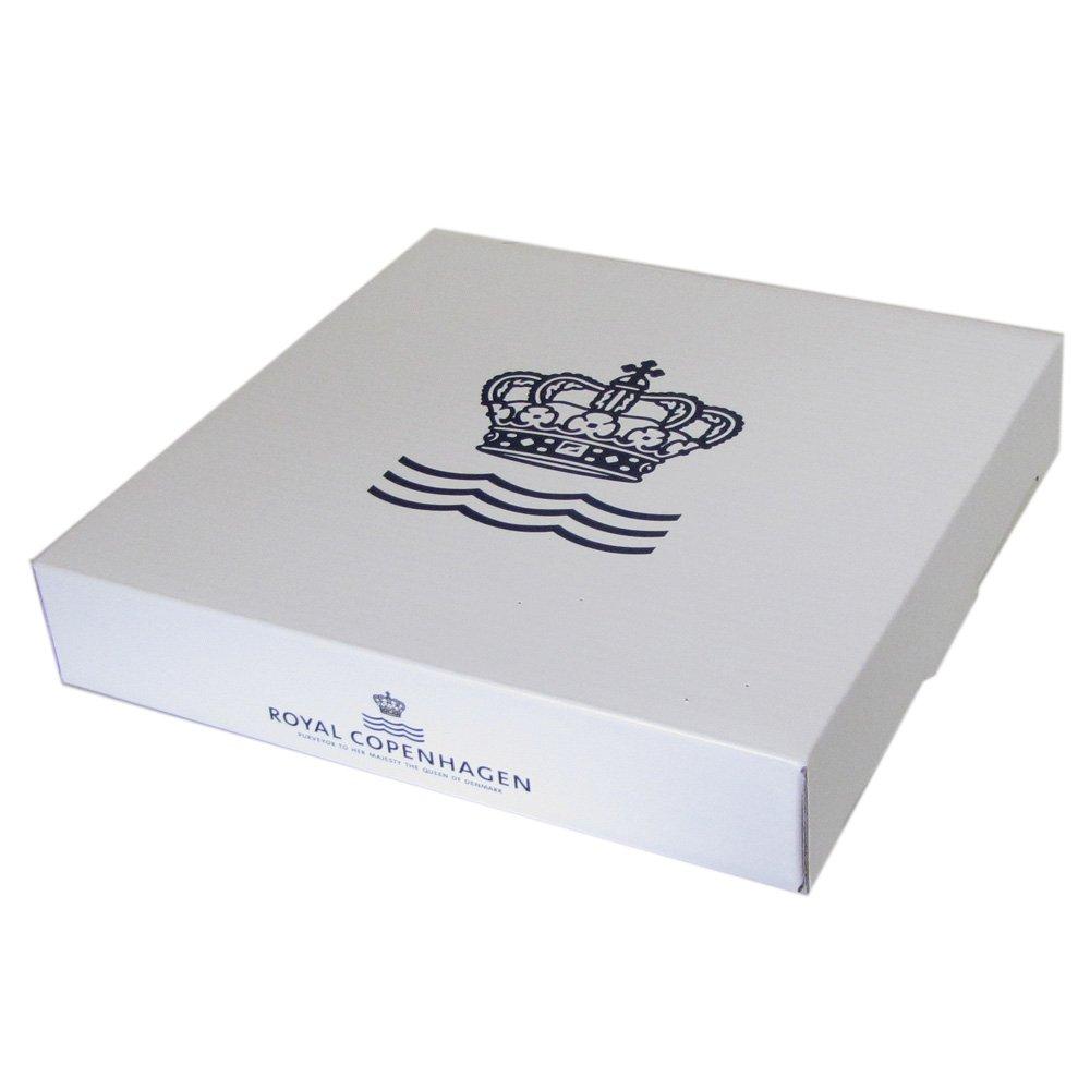 ROYAL COPENHAGEN White Fluted Plate, Half Lace, 17cm, Flat, 1128617, 1017292 [Parallel Import]