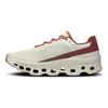 On Cloudmonster Fabric Cushioning Slip Resistant Low top Carbon Plate Long Distance Running Shoes Women's Umber 3WE10502508