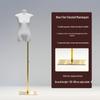 Korean Style Flat Body Female Mannequin with Wide Shoulders for Women's Clothing Display