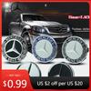 Gorąca Naklejka na Samochód 4 szt. ABS 75mm Kołpaki Felg Samochodowych Dekielki Środkowe Kół Dla Mercedes Benz AMG Klasa C E S GLE CLC W204 W221 W205 W176 W