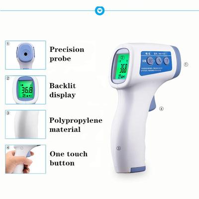 Infrared Thermometer Forehead Body Non-Contact Thermometer Baby Adults Outdoor Home Digital Infrared Fever Ear Thermometer