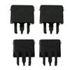 4x Car Air Vent Outlet Card Clips Front Air Conditioning Louvre Blade Adjust Slice Clips Universal Interior Car Accessories