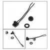 12V Waterproof Push-Button On-Off Switch With 4" Leads Motorcycle Car Boat 1Pc